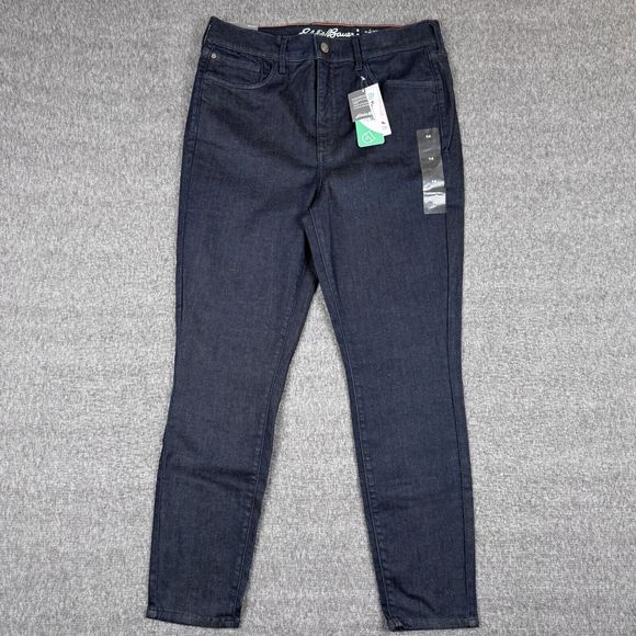 Womans Eddie Bauer Voyager‎ High Rise Skinny Jeans Women's 14 Slightly Curvy NWT - Picture 1 of 9